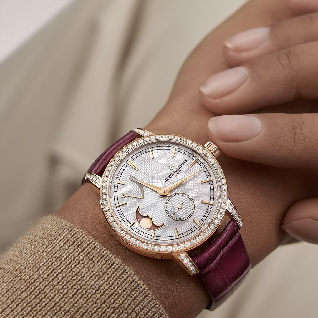 Orologio in oro rosa Traditionnelle Fasi Lunari Vacheron constantin