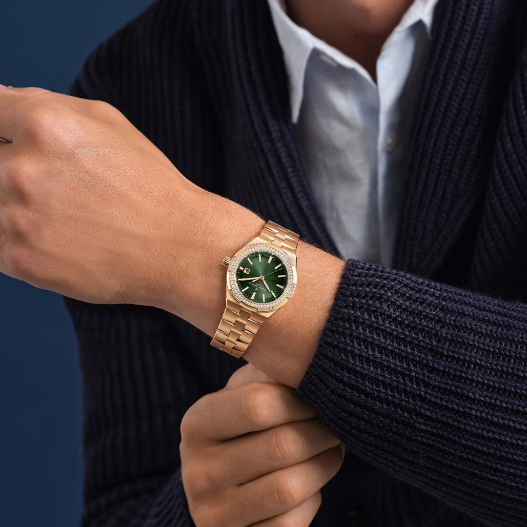 Orologio in oro rosa Overseas Automatico Vacheron constantin