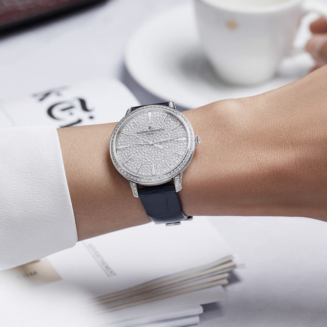 Watch in white gold Patrimony Self-Winding Jewellery Vacheron constantin