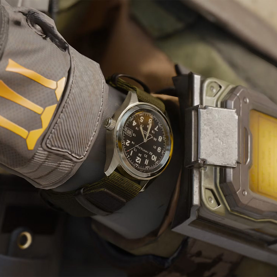 Watch in steel Khaki Field 'Call Of Duty' Special Edition Hamilton