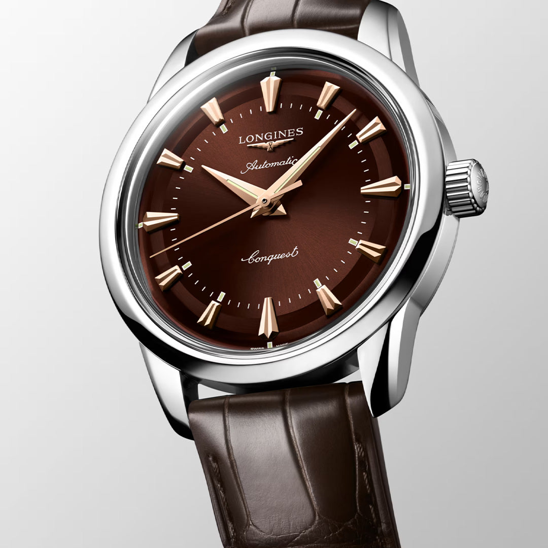 Orologio in acciaio Conquest Heritage Longines