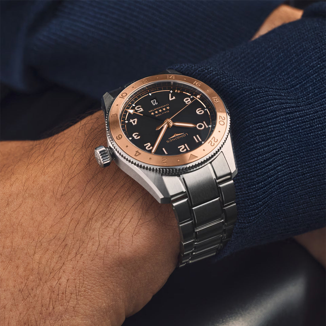 Orologio in acciaio Spirit Zulu Time 1925 Longines