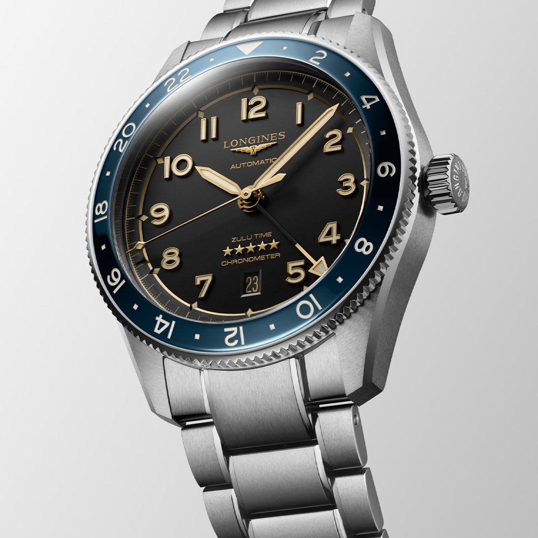 Orologio in acciaio Spirit Zulu Time Longines