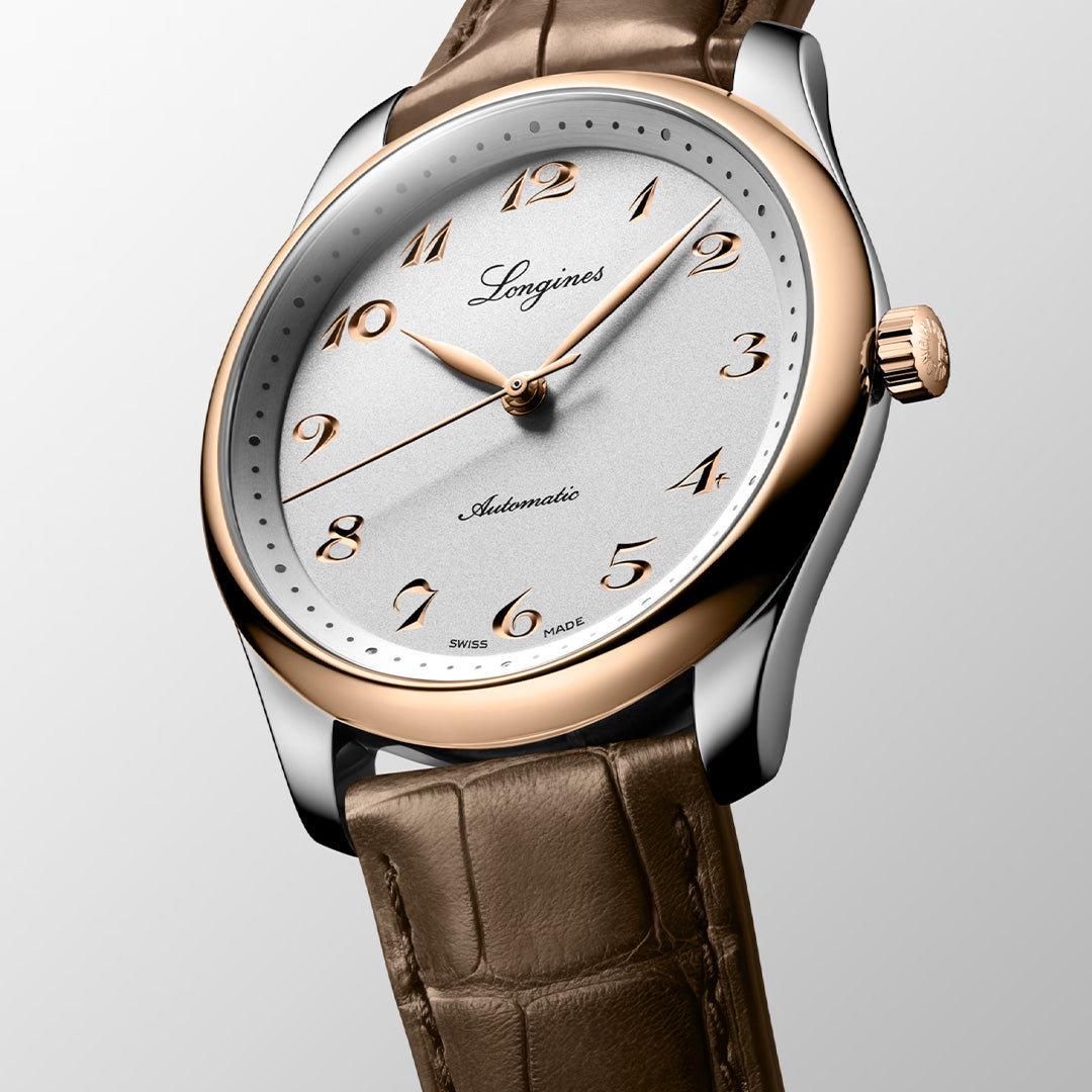 Orologio in acciaio e oro rosa Master Collection Longines