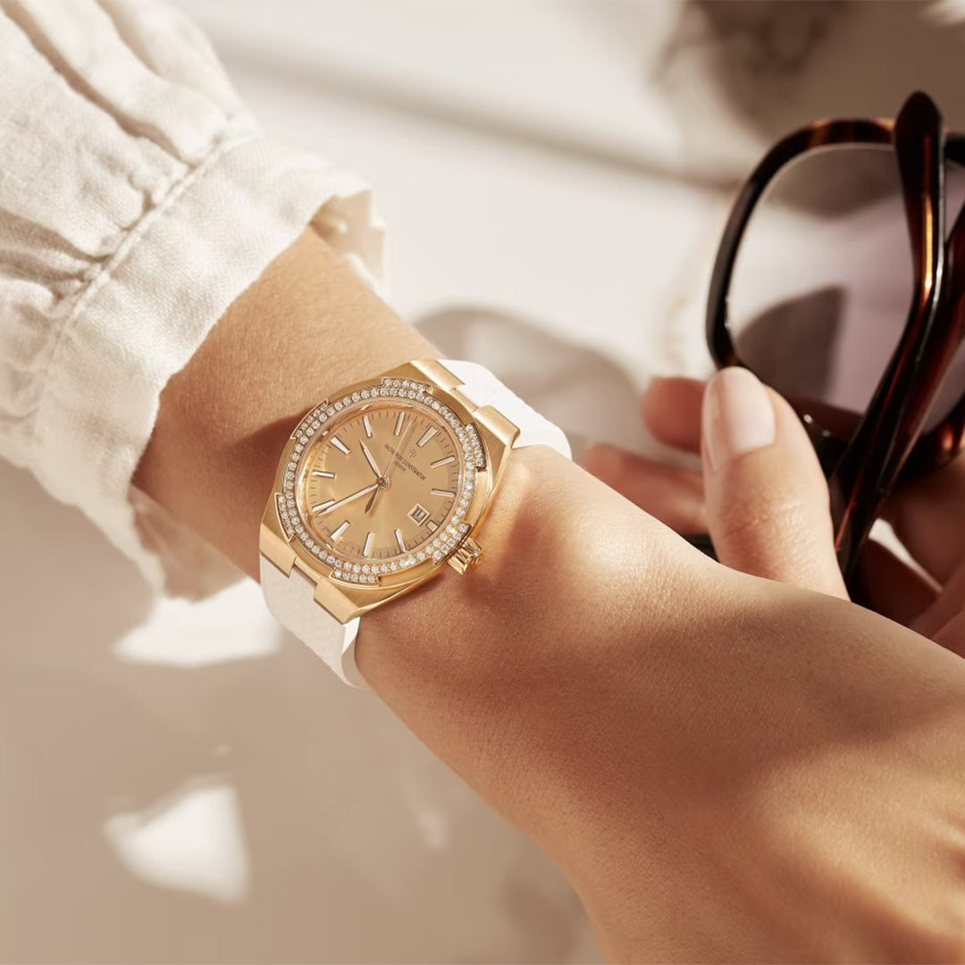 Orologio in oro rosa Overseas Automatico Vacheron constantin