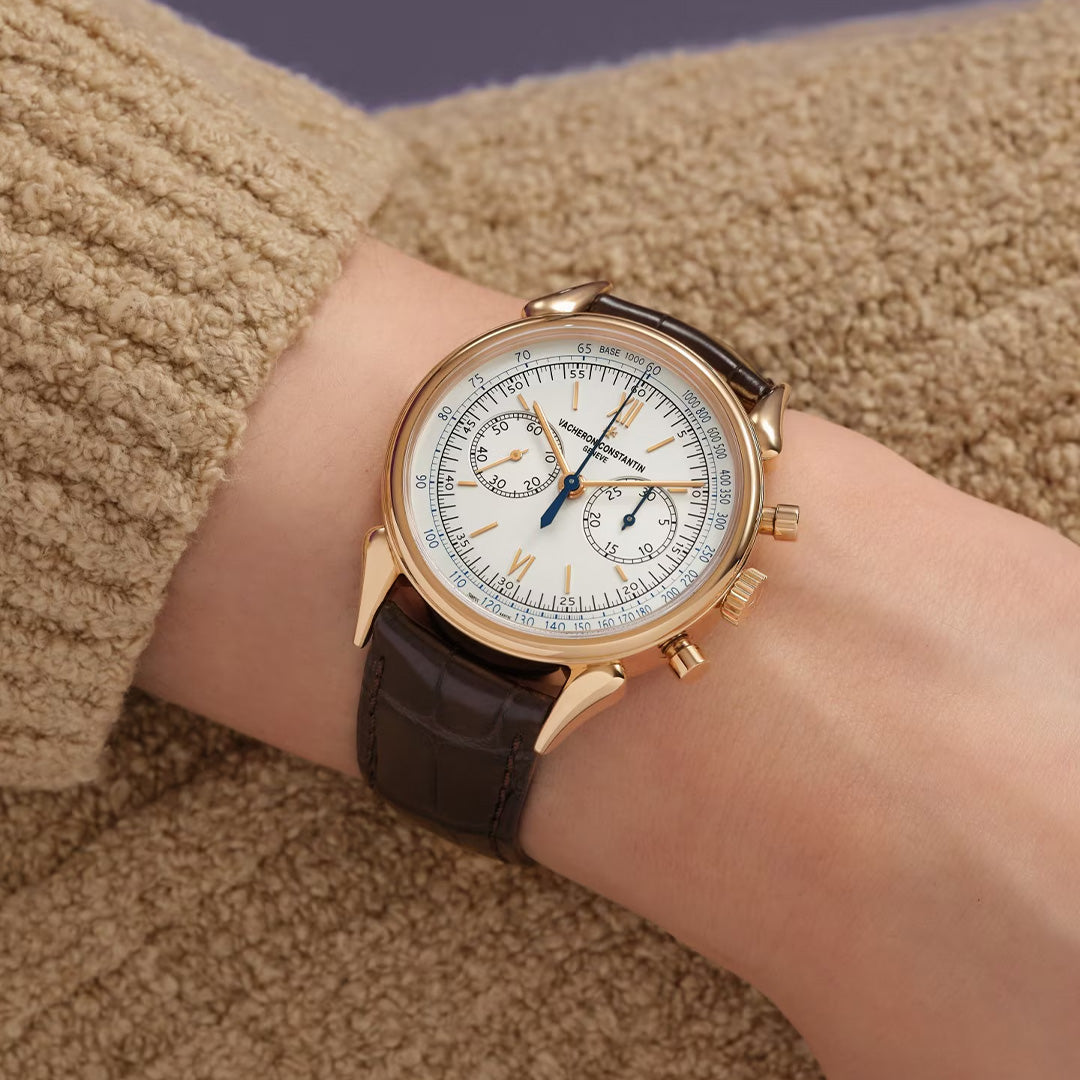 Watch in rose gold Historiques Cornes De Vache 1955 Vacheron constantin