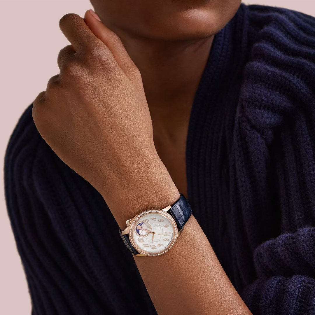 Orologio in oro rosa Égérie Fasi Lunari Vacheron constantin