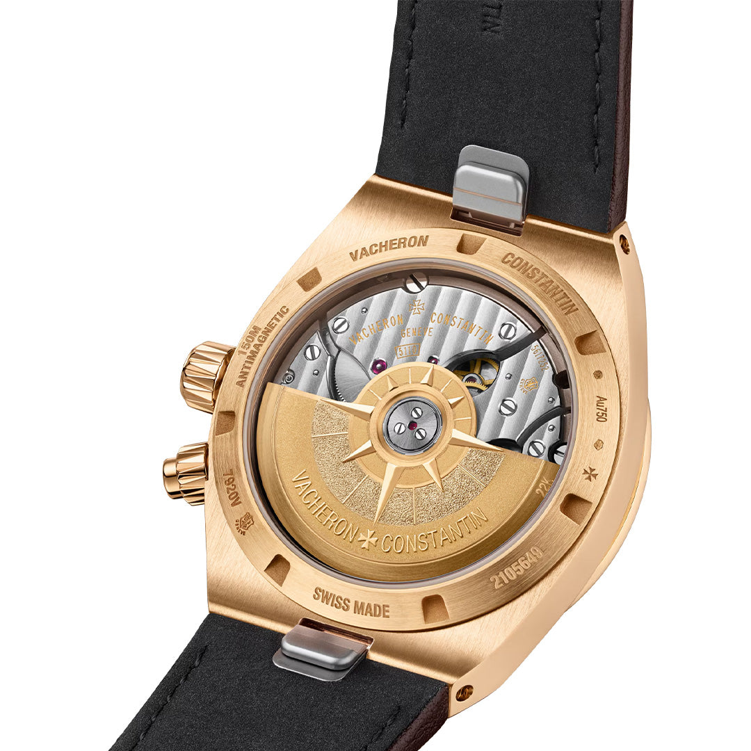 Orologio in oro rosa Overseas Dual Time Vacheron constantin