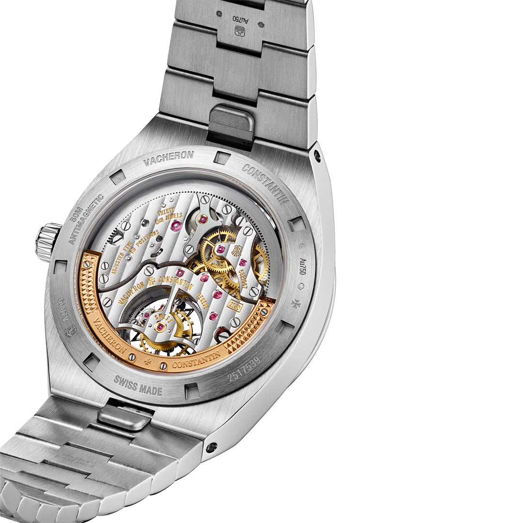 Orologio in oro bianco Overseas Tourbillon Alta Gioielleria Vacheron constantin