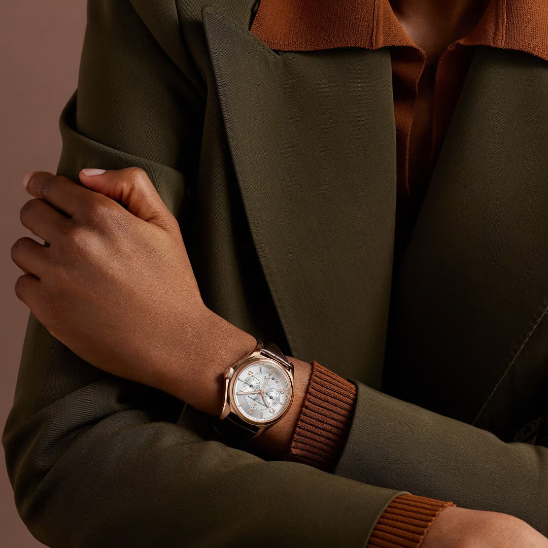 Orologio in oro rosa Fiftysix Day-Date Vacheron constantin