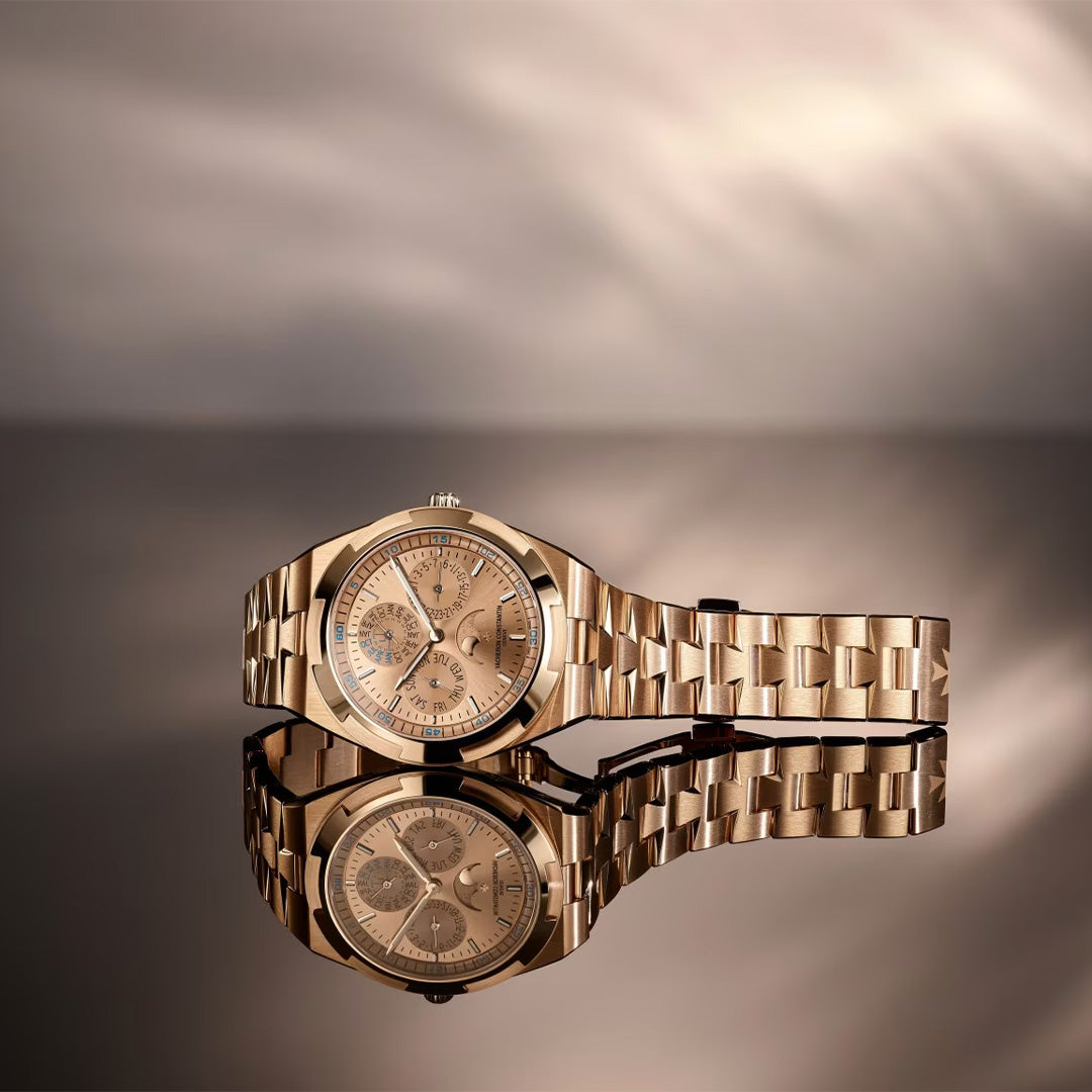 Orologio in oro rosa Overseas Calendario Perpetuo Ultra-Piatto Vacheron constantin