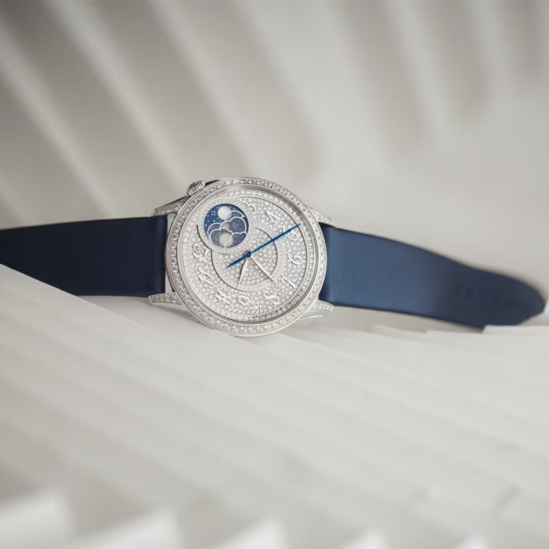 Orologio in oro bianco Égérie Fasi Lunari Vacheron constantin