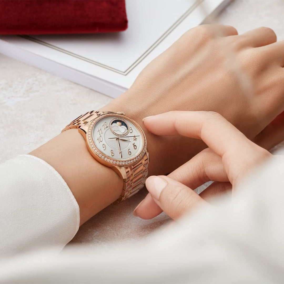 Orologio in oro rosa Égérie Fasi Lunari Vacheron constantin