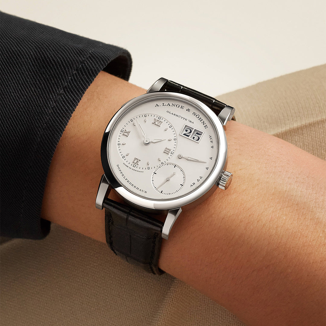 Orologio in oro bianco Lange 1 A lange sohne