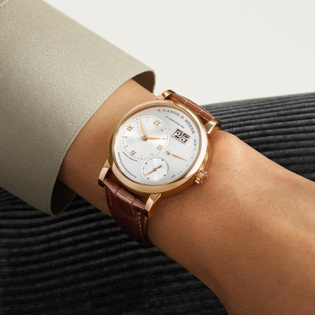 Orologio in oro rosa Lange 1 A lange sohne