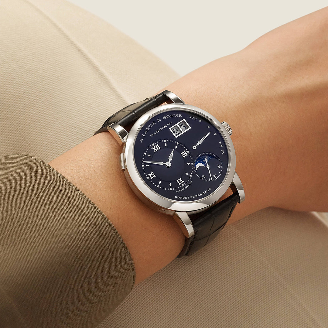 Orologio in oro bianco Lange 1 - Moon Phase A lange sohne