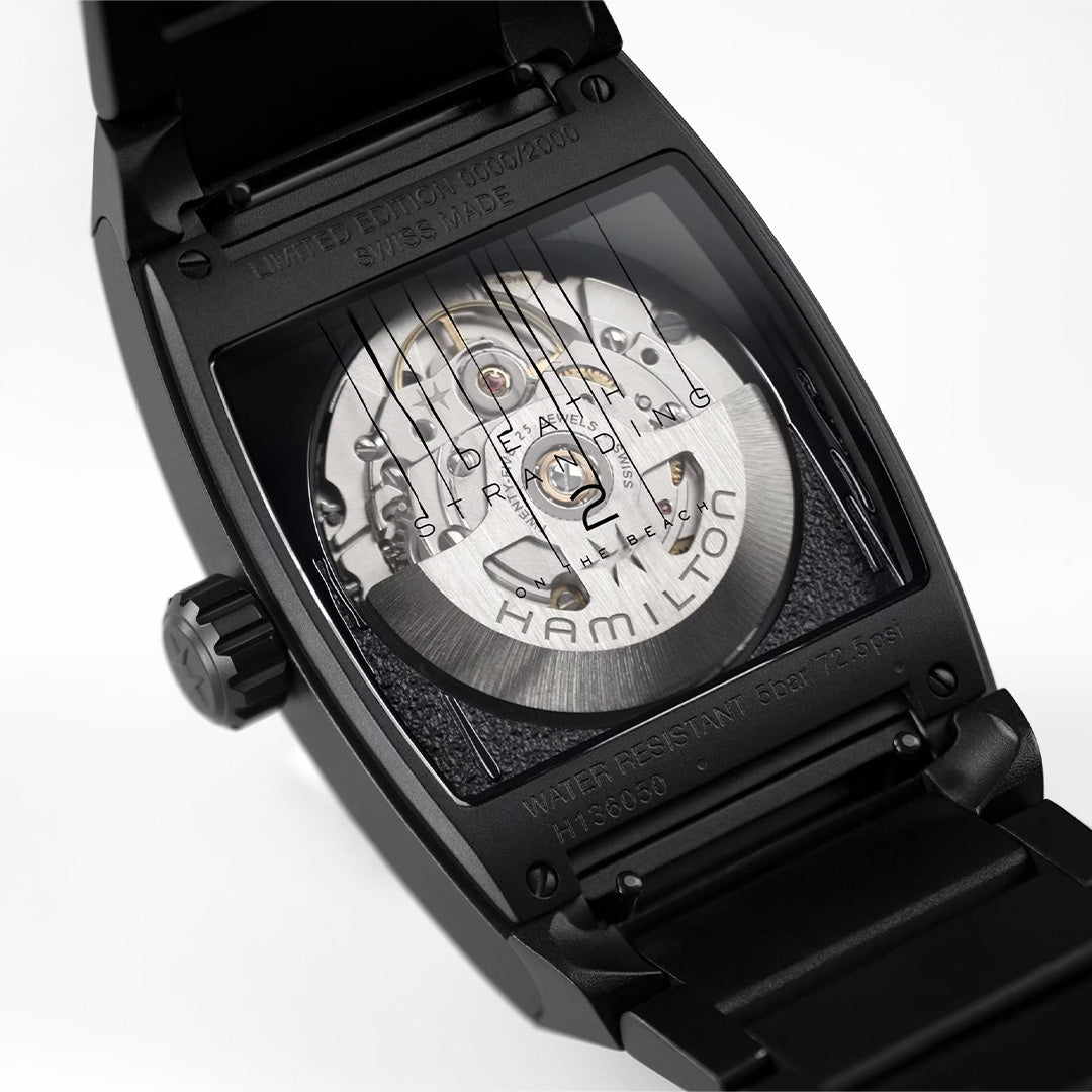 Watch in titanium American Classic Boulton Death Stranding 2 Limited Edition Hamilton