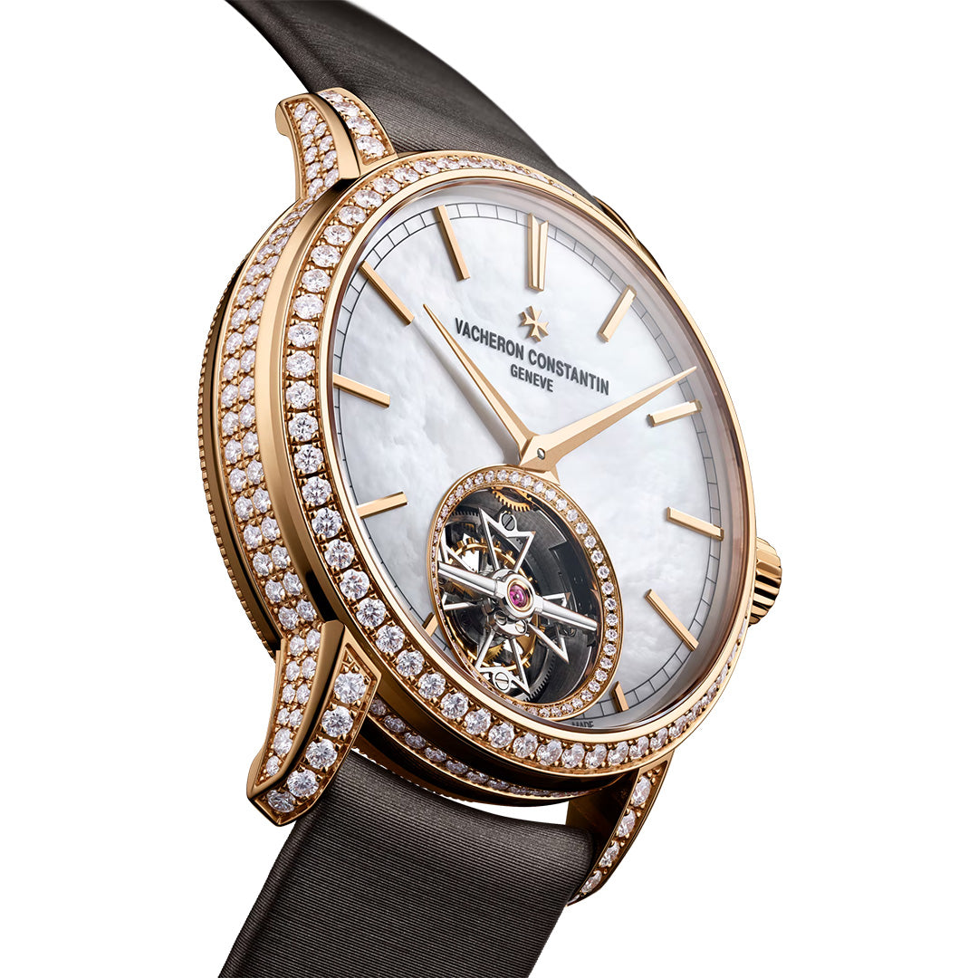 Orologio in oro rosa Traditionnelle Tourbillon Vacheron constantin