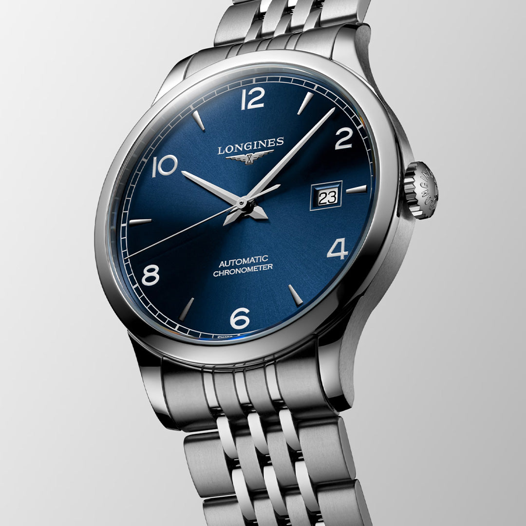 Orologio in acciaio Record Collection Longines