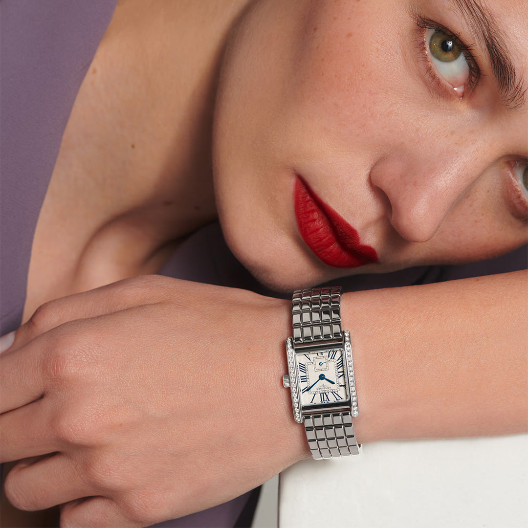 Watch in steel Mini DolceVita Longines