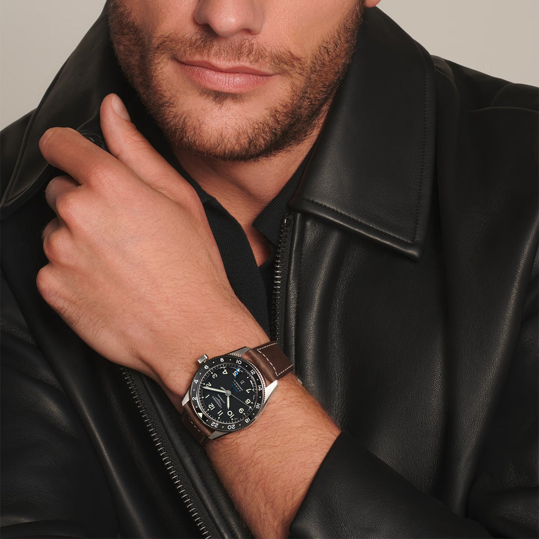 Watch in steel Spirit Zulu Time Longines