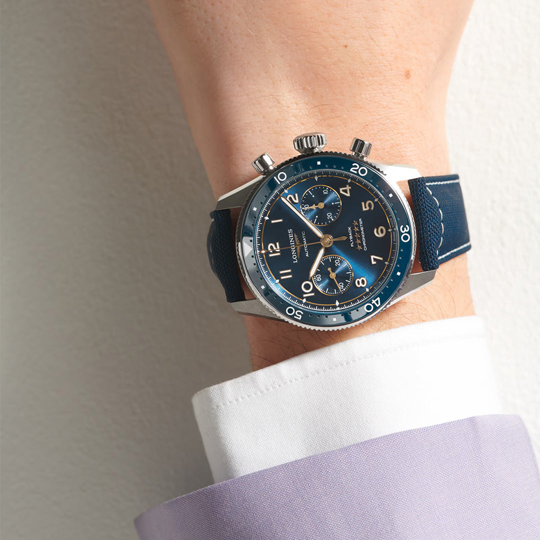 Orologio in acciaio Spirit Flyback Longines