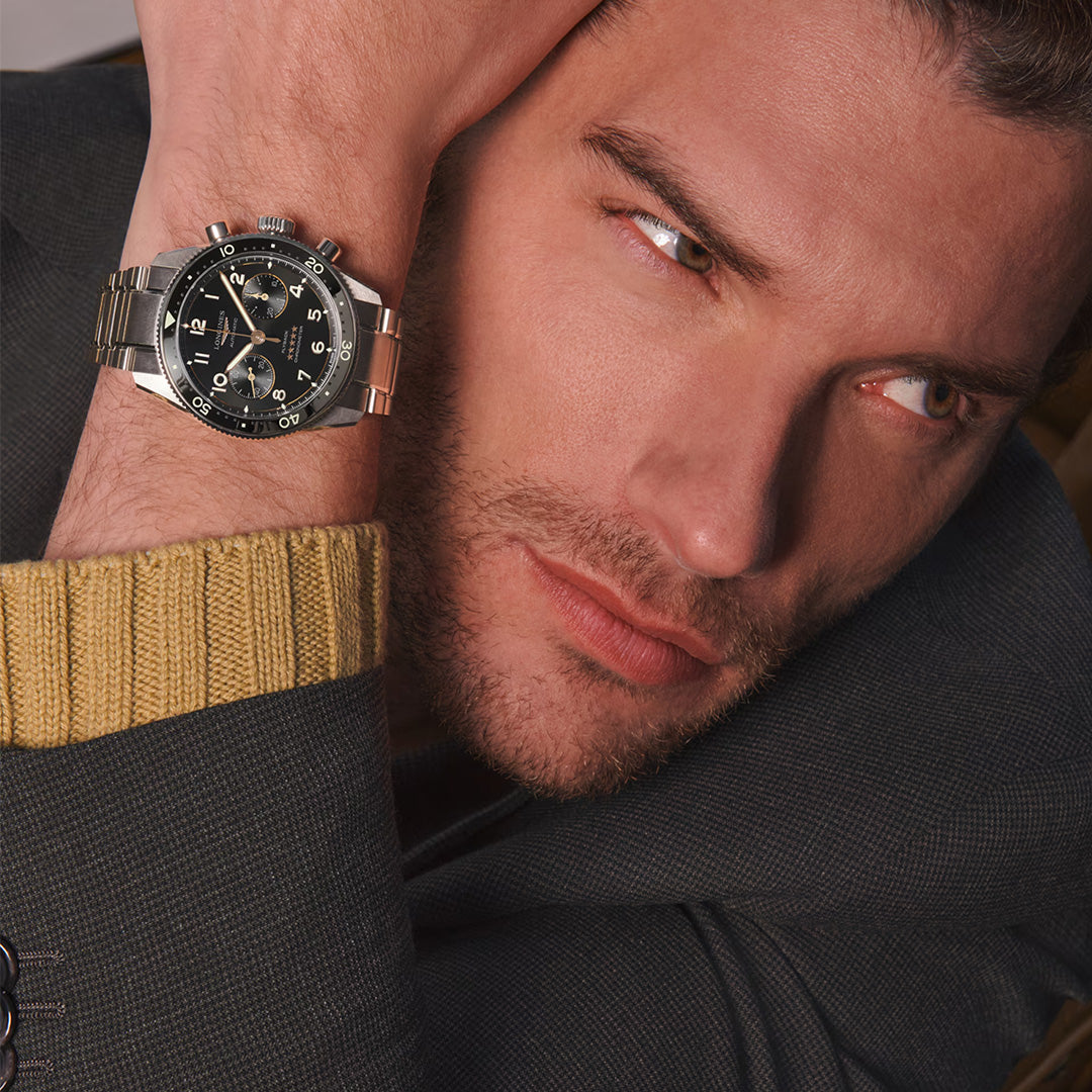 Watch in steel Spirit Flyback Longines