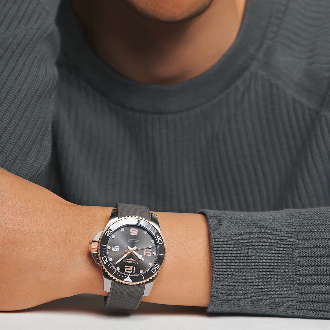 Watch in steel HydroConquest Longines