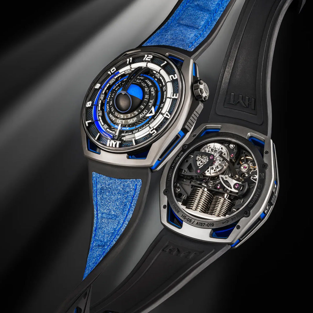 Orologio in titanio Moon Runner Supernova Blue Hyt