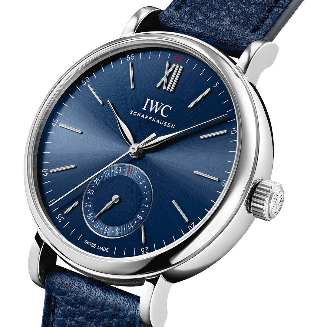 Watch in steel Portofino Automatic Pointer Date Laureus Iwc