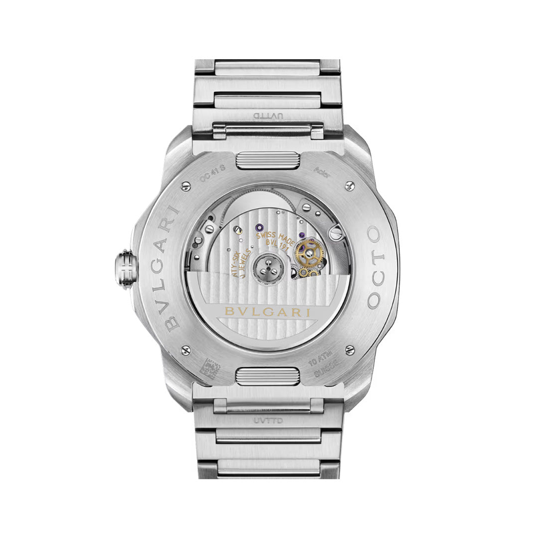 Orologio in acciaio Octo Roma Bulgari