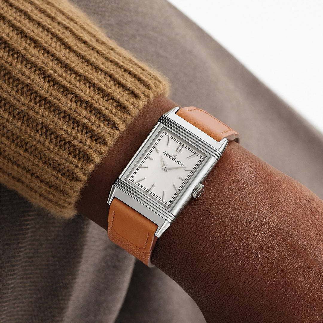 Watch in steel Reverso Tribute Monoface Jaeger-lecoultre
