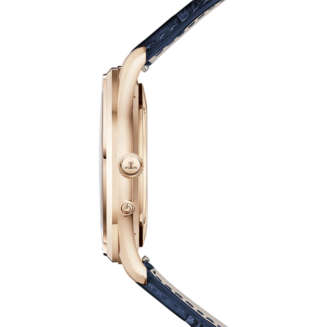 Orologio in oro rosa Master Ultra Thin Moon Jaeger-lecoultre