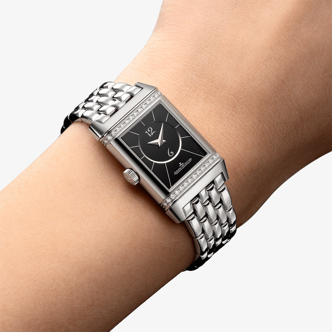 Watch in steel Reverso Classic Duetto Jaeger-lecoultre