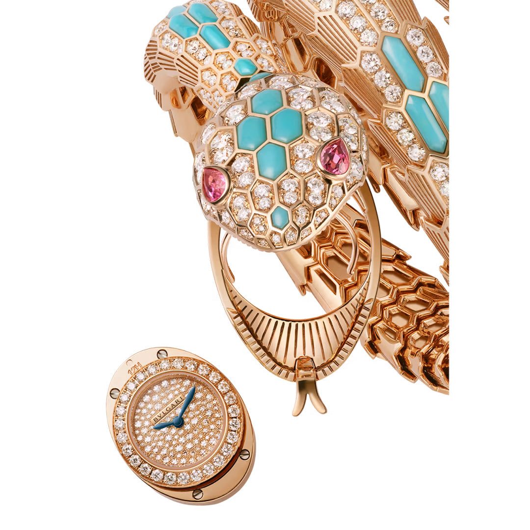 Watch in rose gold Serpenti Secret  Bulgari
