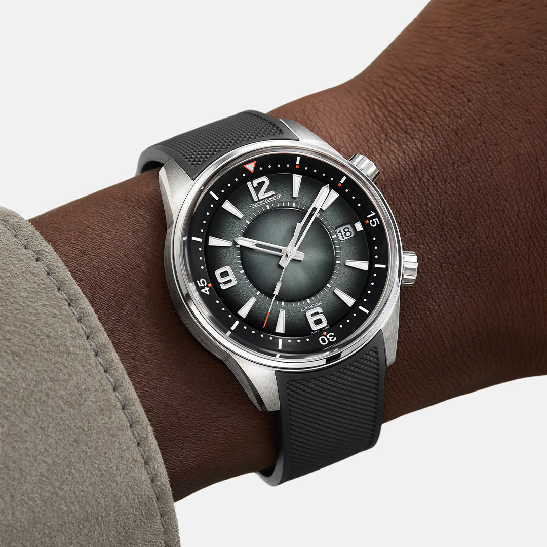 Watch in steel Polaris Date Jaeger-lecoultre