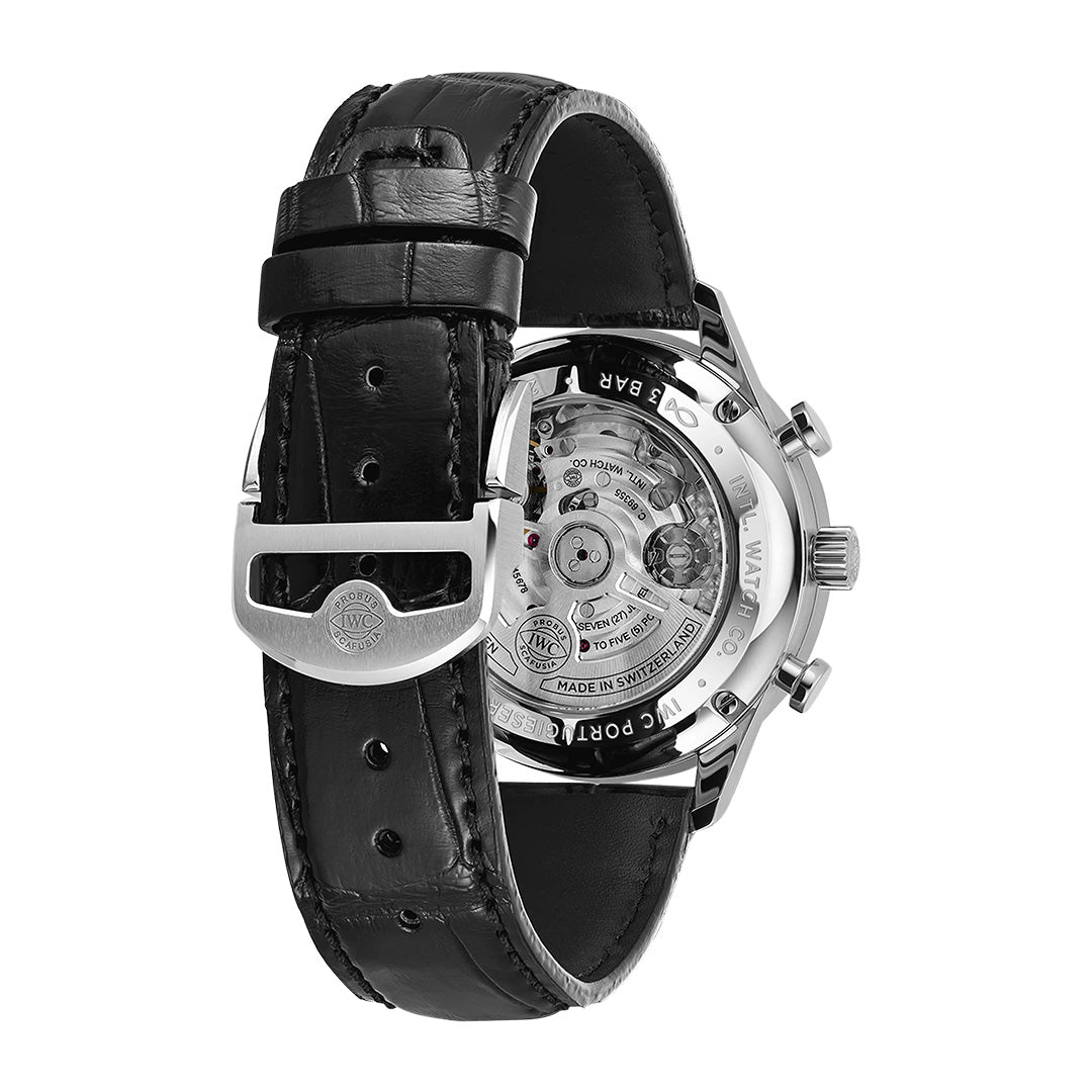 Orologio in acciaio Portugieser Chronograph Iwc