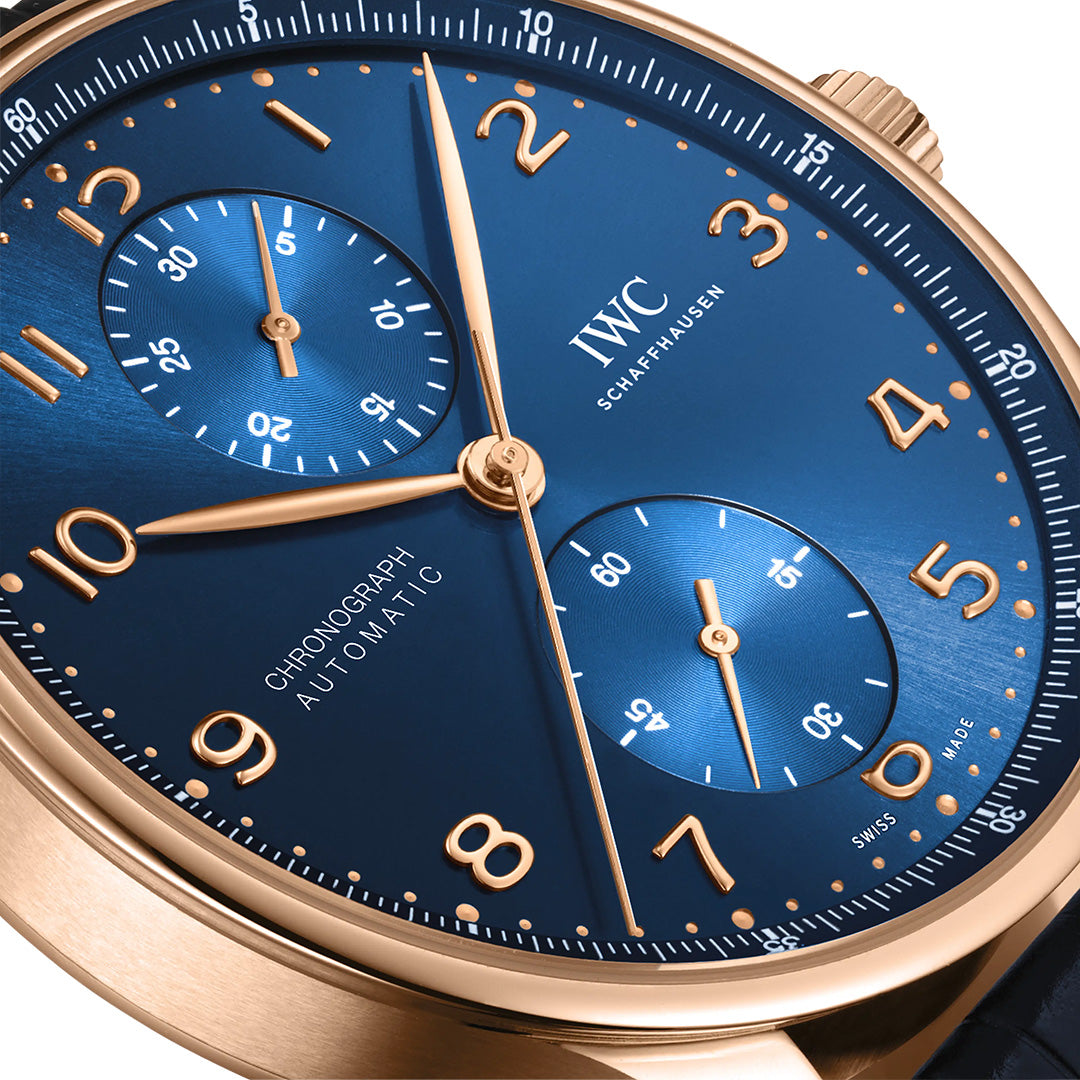 Orologio in oro rosa Portugieser Chronograph Iwc