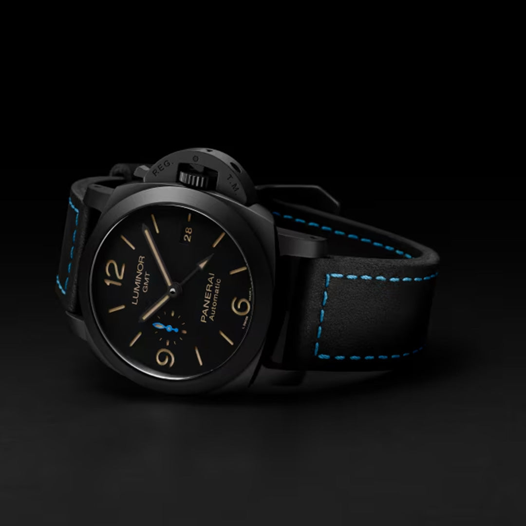 Watch in black ceramic Luminor GMT  Panerai