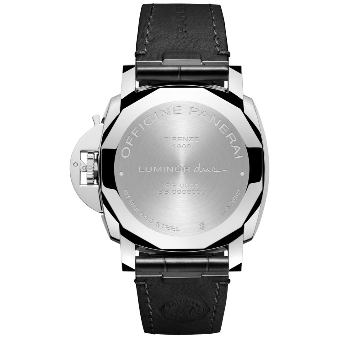 Watch in steel Luminor Due Panerai