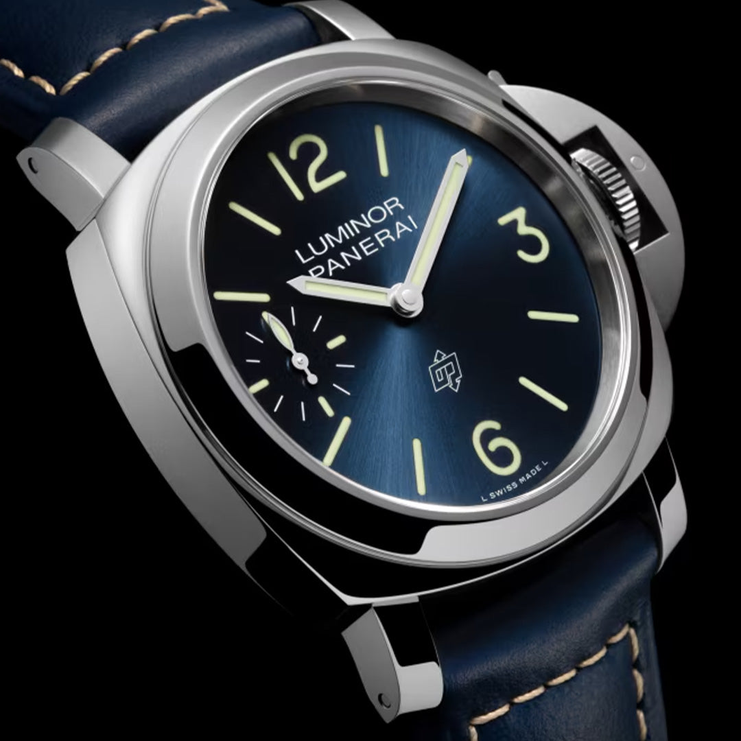 Orologio in acciaio Luminor Logo Panerai