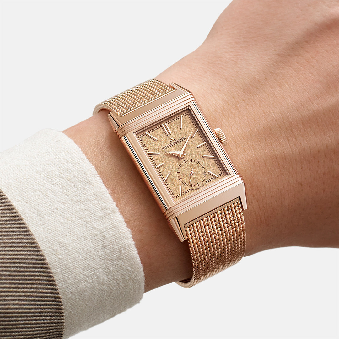 Orologio in oro rosa Reverso Tribute Monoface Small Seconds Jaeger-lecoultre