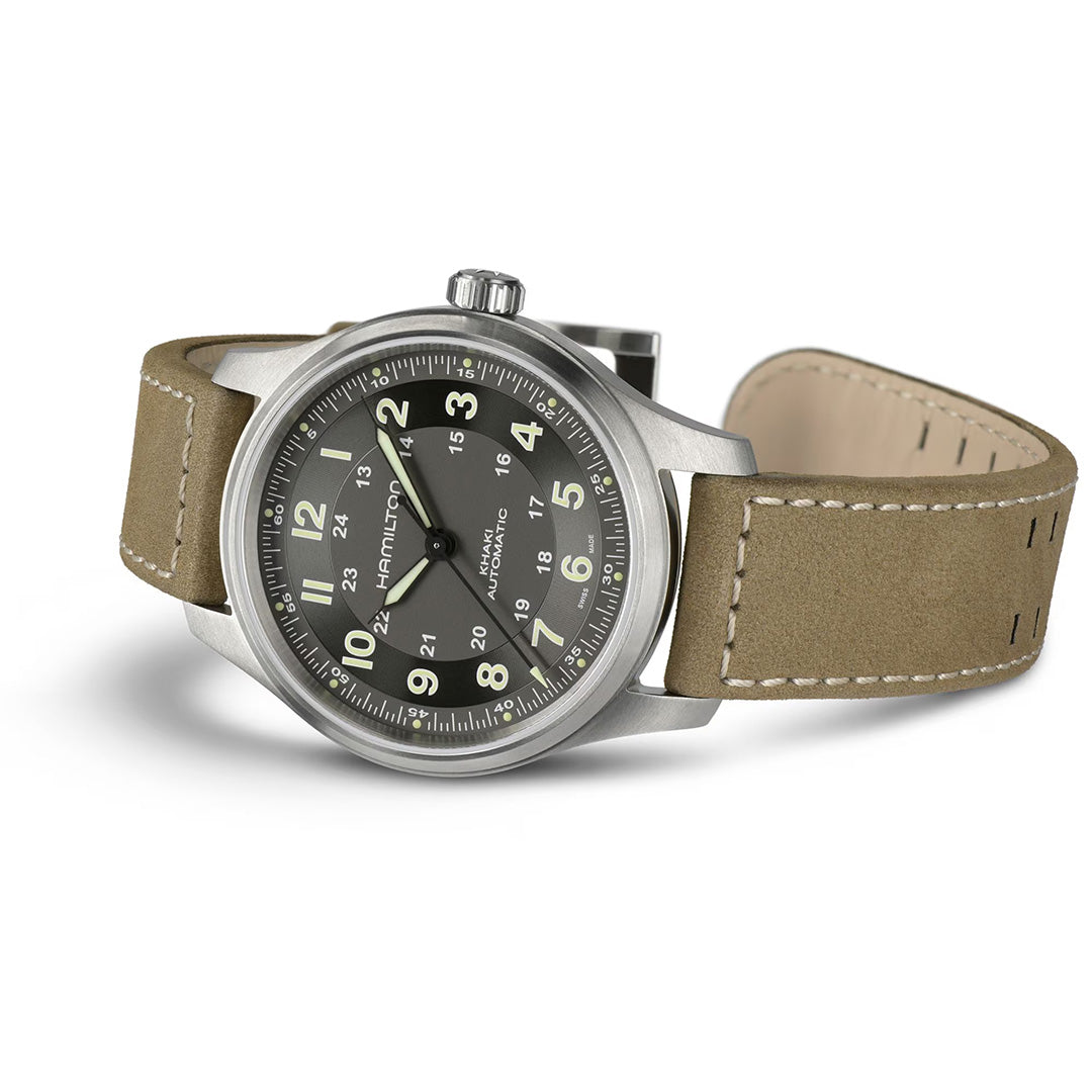 Orologio in titanio Khaki Field Titanium Auto Hamilton