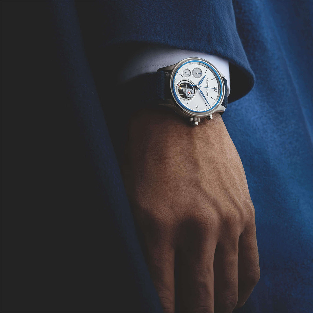 Watch in white gold Nano Foudroyante Greubel forsey