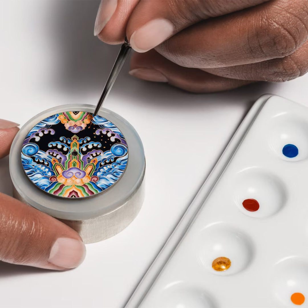 Watch in oro rosa Métiers d'Art Tribute to traditional symbols - Eternal flow Vacheron constantin