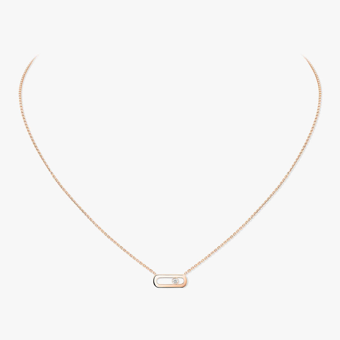 Gioiello in oro rosa Move Uno Necklace Messika