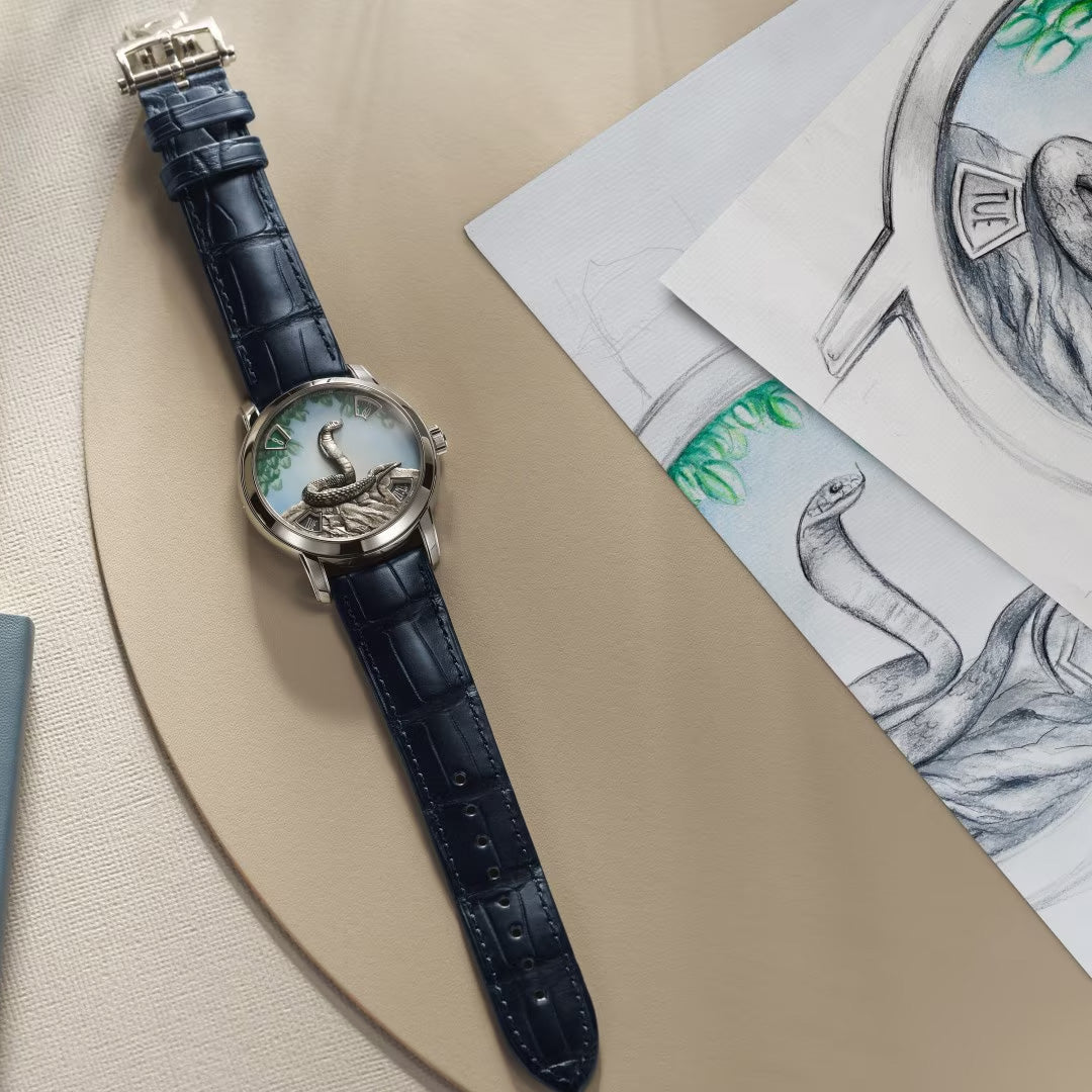 Orologio in platino Métiers d'Art - La leggenda dello zodiaco cinese - anno del serpente Vacheron constantin