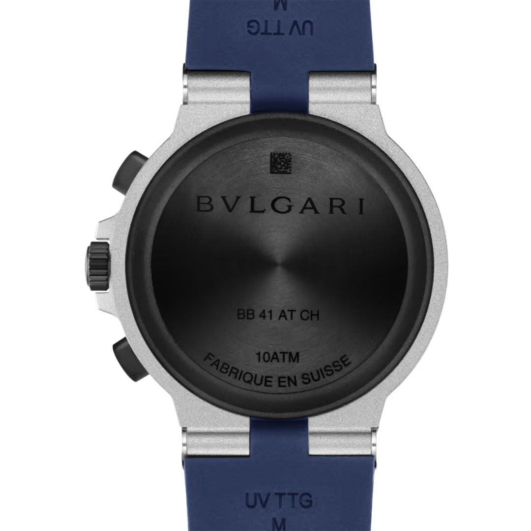 Orologio in alluminio e caucciu Bvlgari Aluminium Bulgari