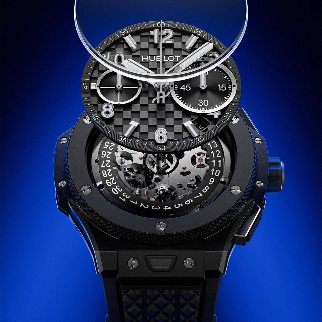Orologio in ceramica nera Big Bang Original Unico Black Magic Hublot
