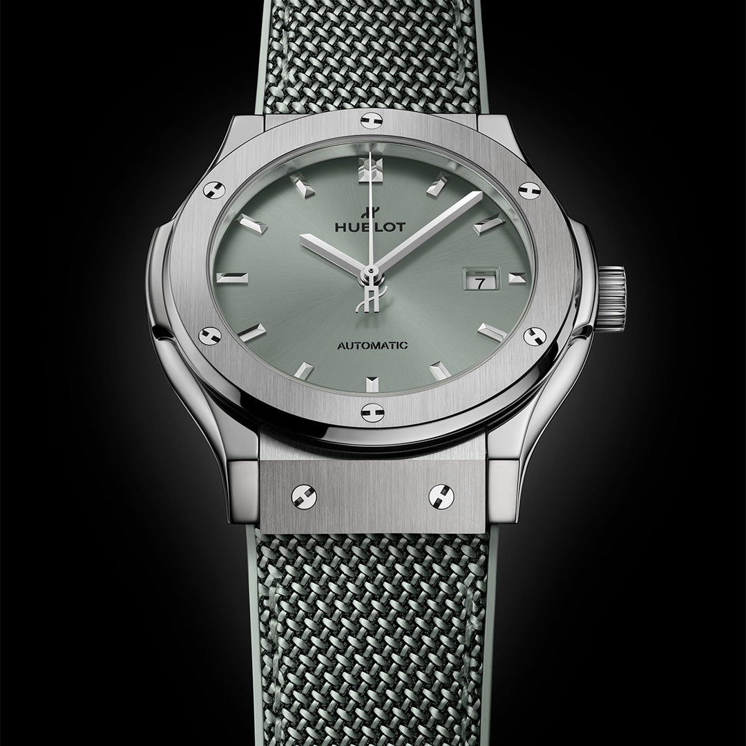 Orologio in titanio Classic Fusion Titanium Sage Green Hublot